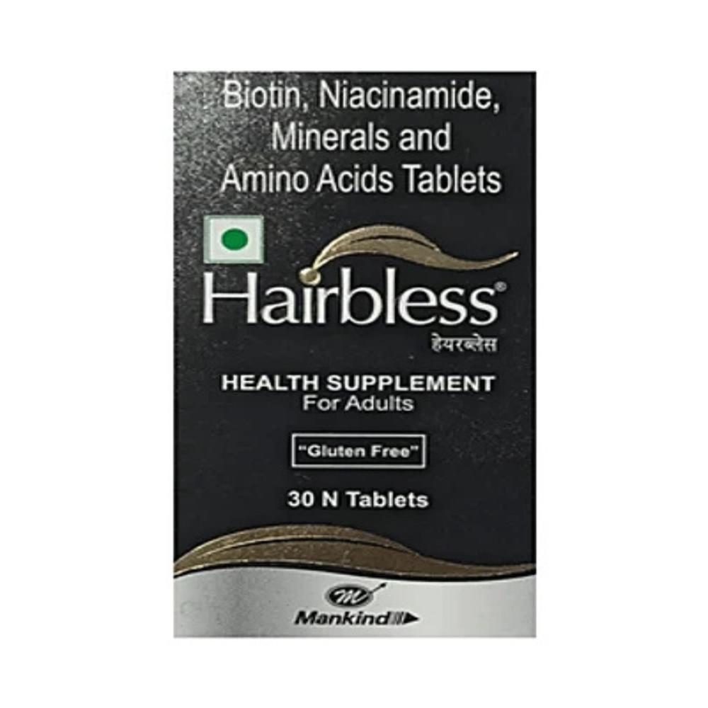 Hairbless Tablet (Minerals,Amino acid with Biotin and Niacin