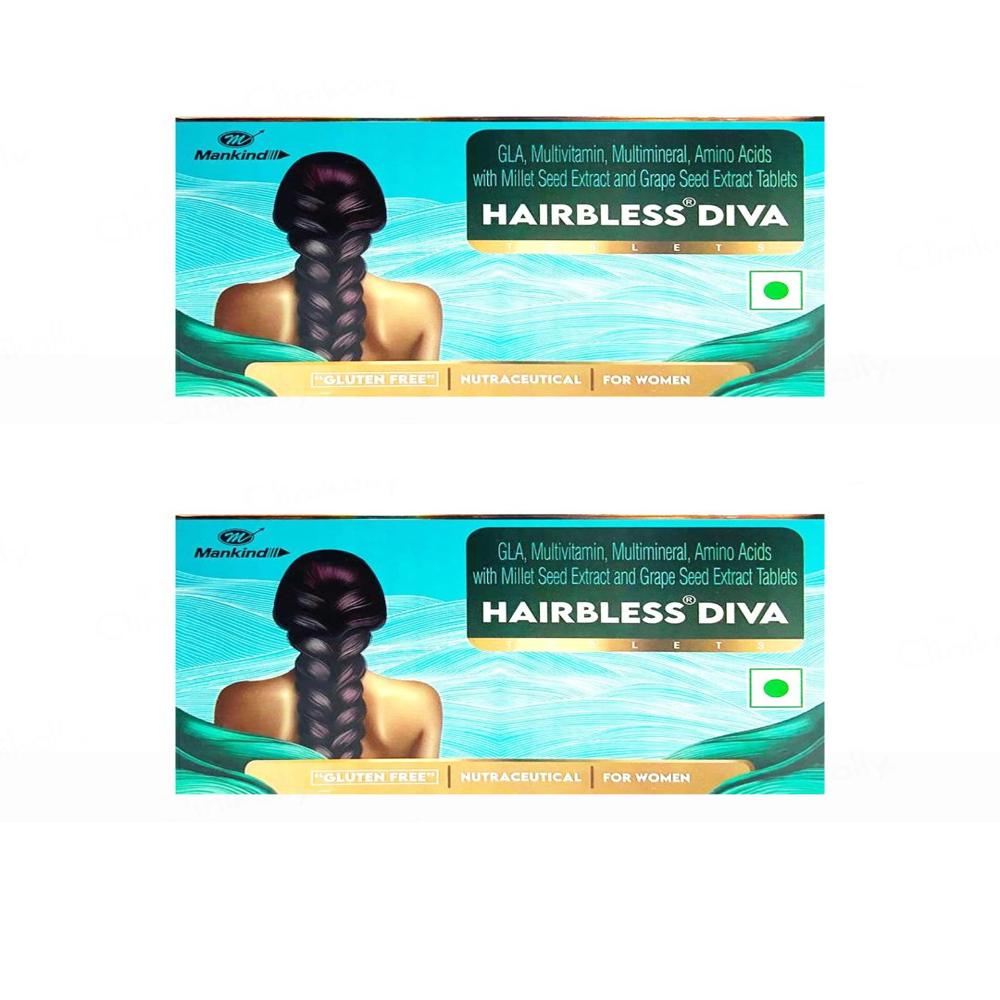 Hairbless Diva Nutraceutical Tablet for Women