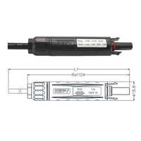 1000V 30A Solar Fuse Connector 1000V DC 30A Inline Fuse