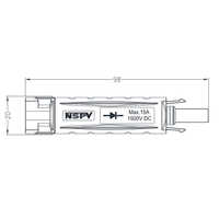 Solar System Parts Inline Diode Connectors