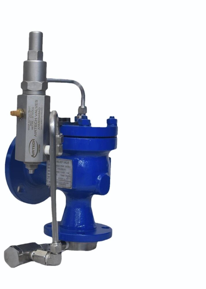 Pilot Operated Pressure Relief Valve - Color: Blue
