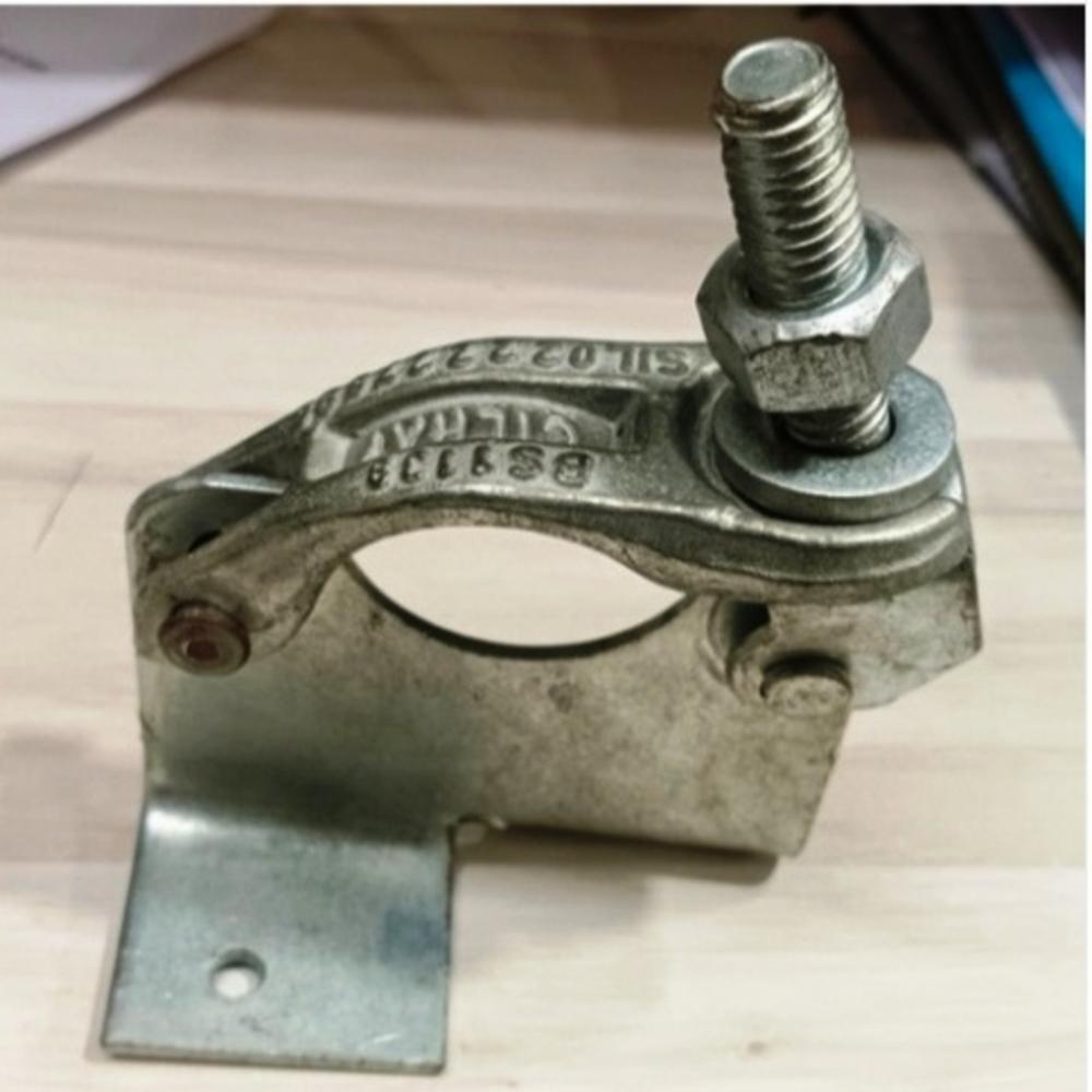 Brc Clamp - Forged Steel, 38x38x38 Mm | Hot-dip Galvanized, 200 Kg Platform Capacity, 48.3 Mm Pipe Diameter, Various Thickness Options