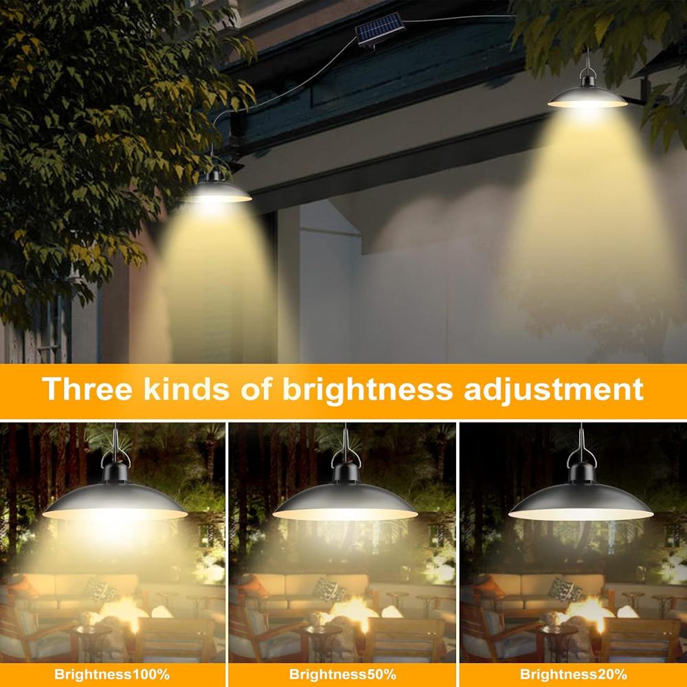 Double Head Solar Pendant Lights