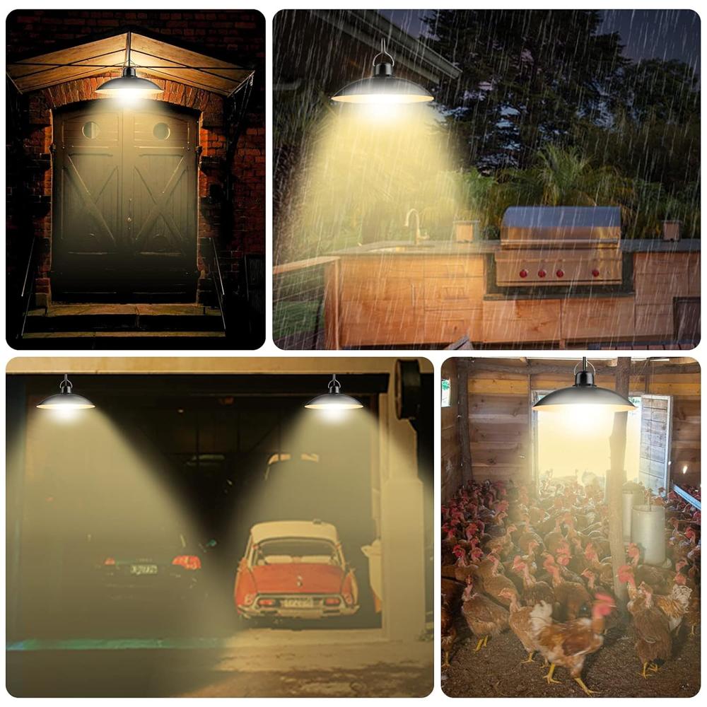 Double Head Solar Pendant Lights