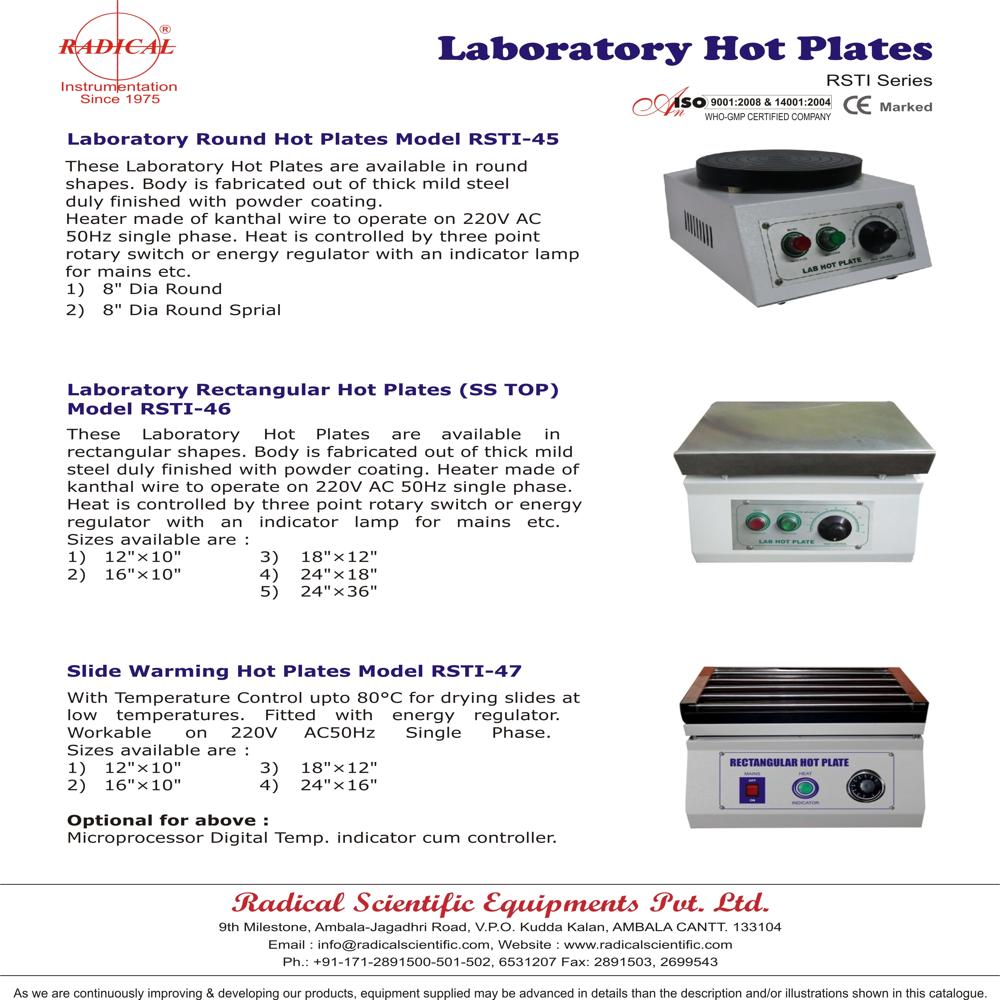 Laboratory Rectangular Hot Plates RSTI-146