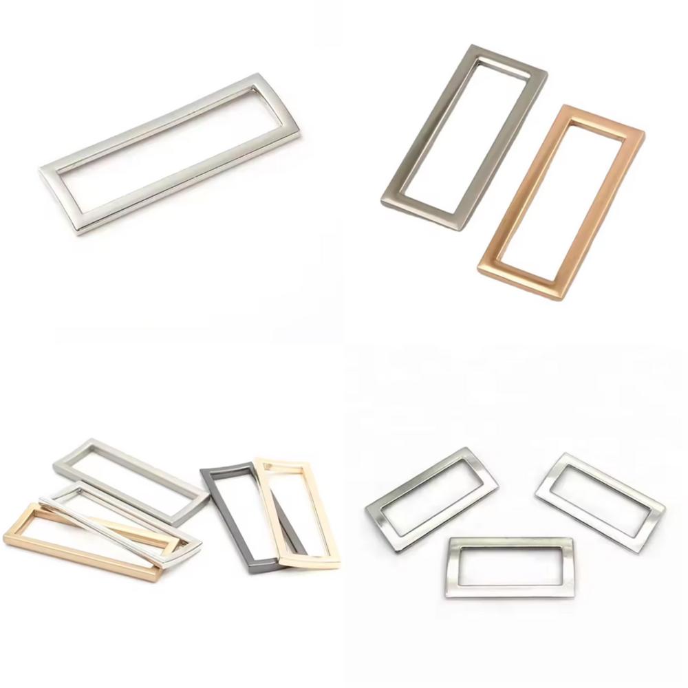 Heavy Duty Loop Quality Metal Flat Rectangle Rings Fashion Health For Bag Belt Strap - Hardness: Yes