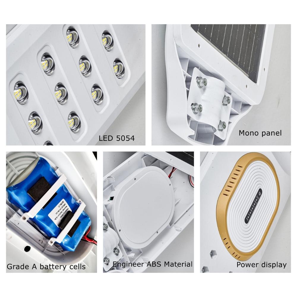 300W Solar Integrated Street Light with Motion Sensor