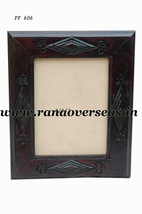 Wooden Photo Frame In Carving Plastic Comb Binding