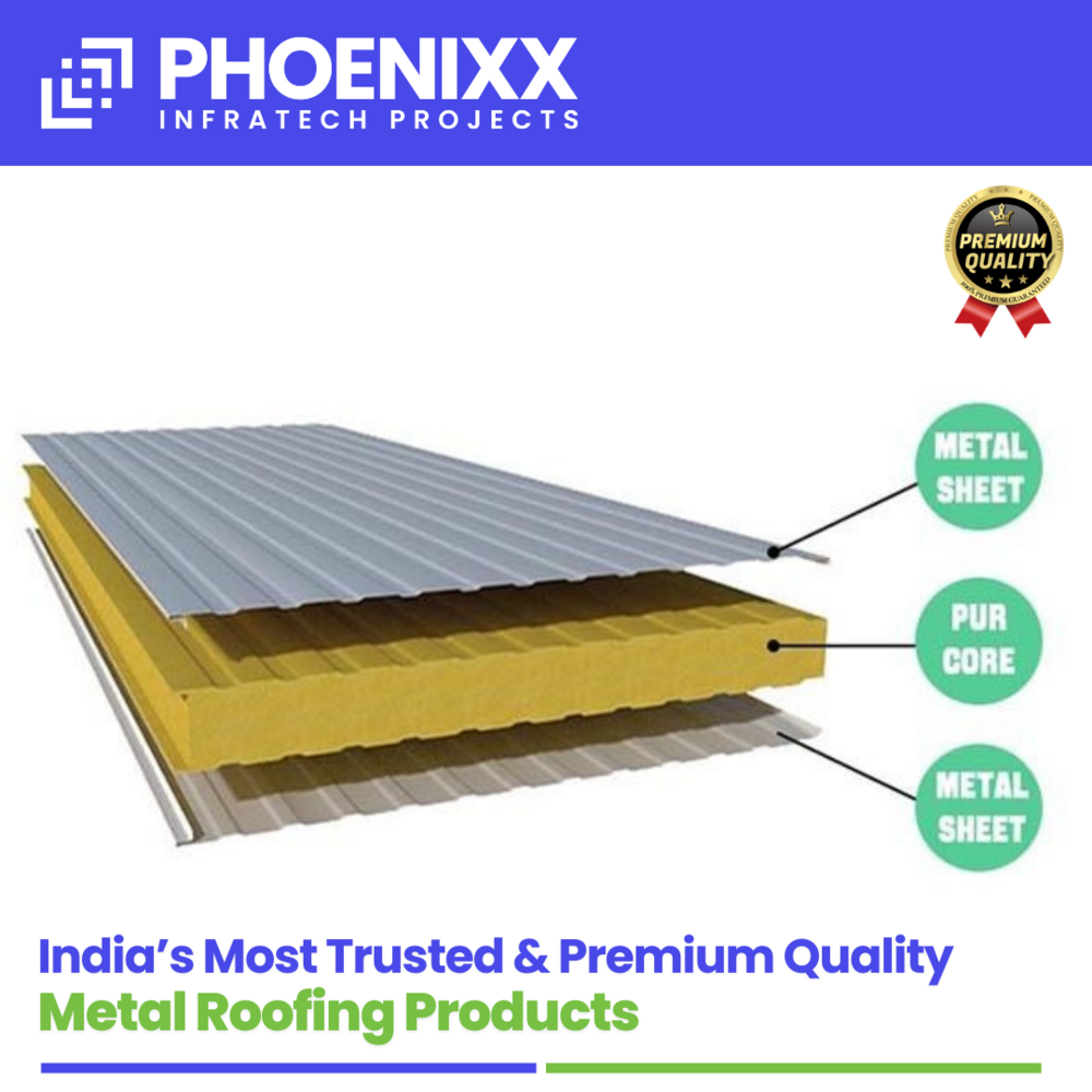 Puf Roofing Panel - Pattern: Plain