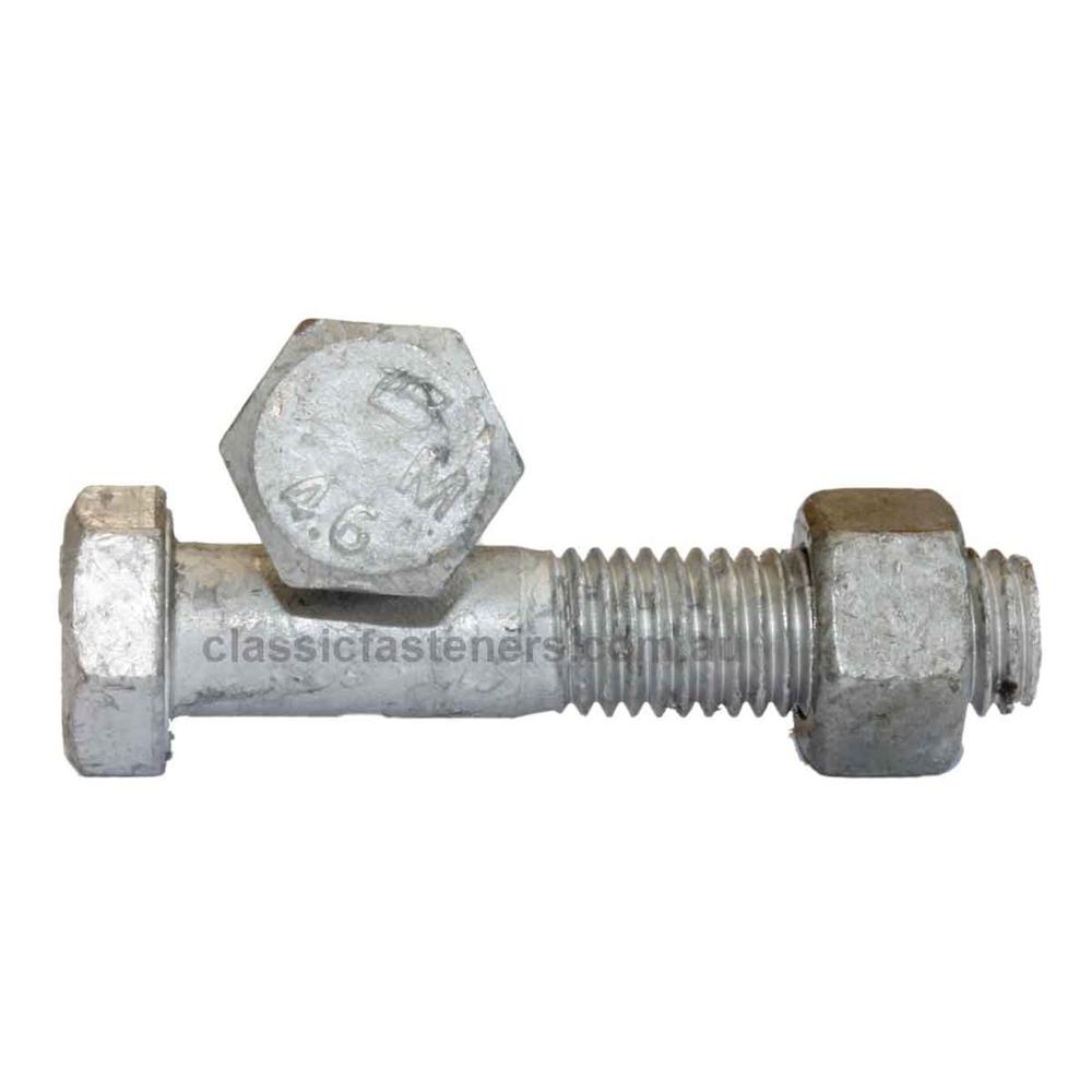 MS Full & Half Thread Hex Bolt