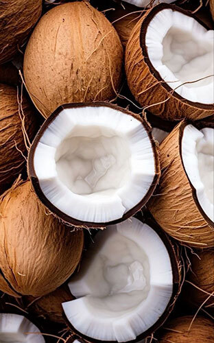 Semi Husk Coconut