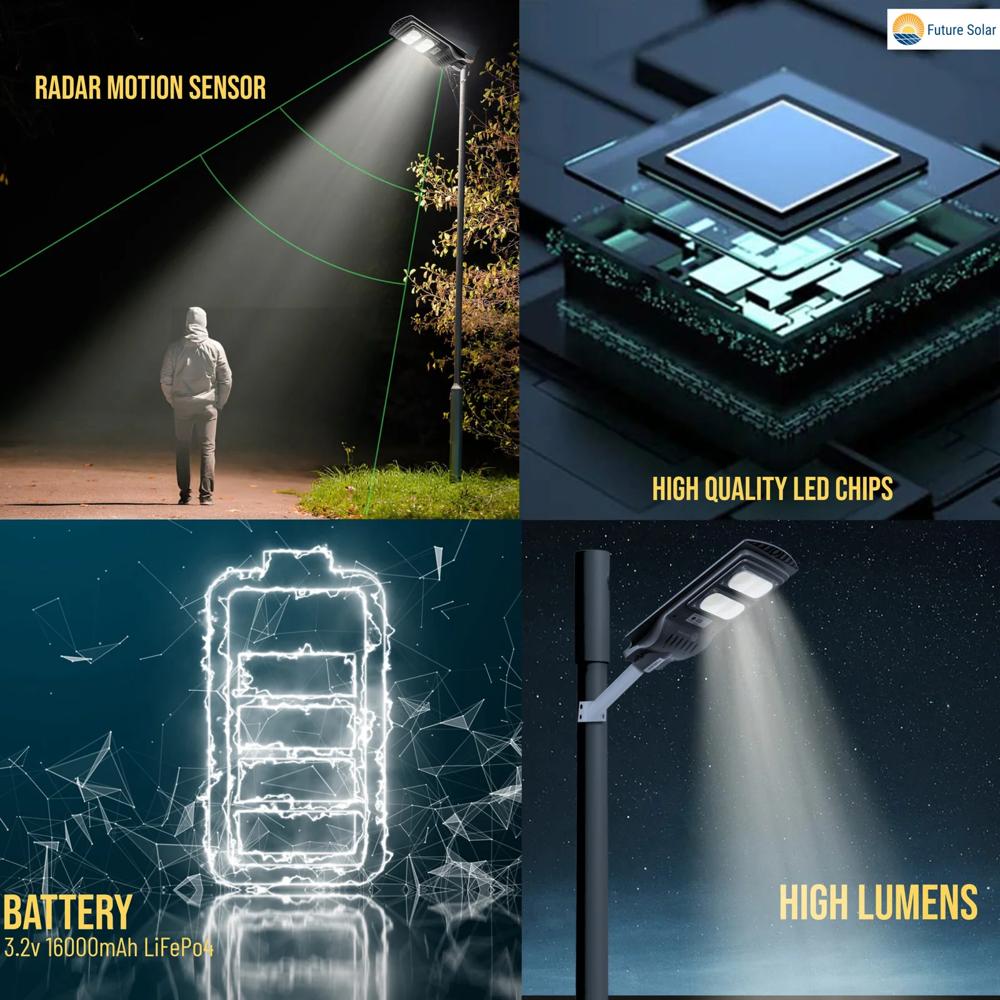 100 Watt Integrated Solar Street Light