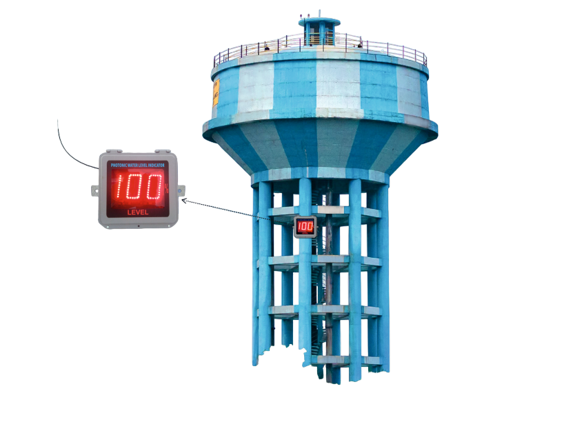 Automatic Water Level Indicator - Accuracy: 10 %