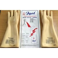 Electrical Rubber Hand Gloves 33kv Railway Rdso Approved - Color: Orange