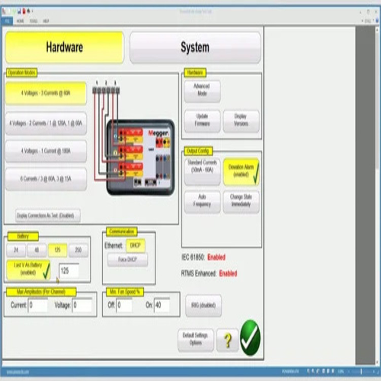 Megger Smrt1 Single Phase Relay Test System Rdso Approved - Color: Grey/Black (As Per Image)