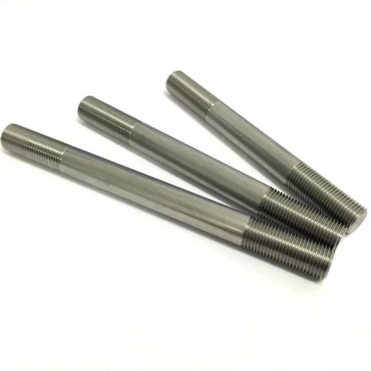 Ss Double Ended Stud - Color: Silver