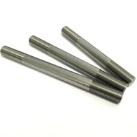 Ss Double Ended Stud - Color: Silver