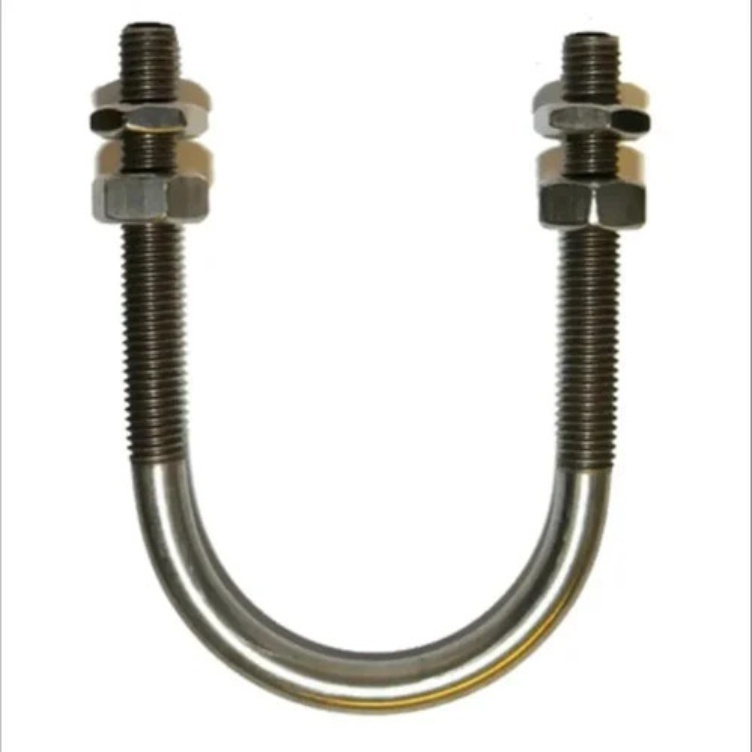 Stainless Steel 316 U Bolt - 12mm Diameter, Silver, Polished Finish | Corrosion Resistant, Marine & Industrial Use