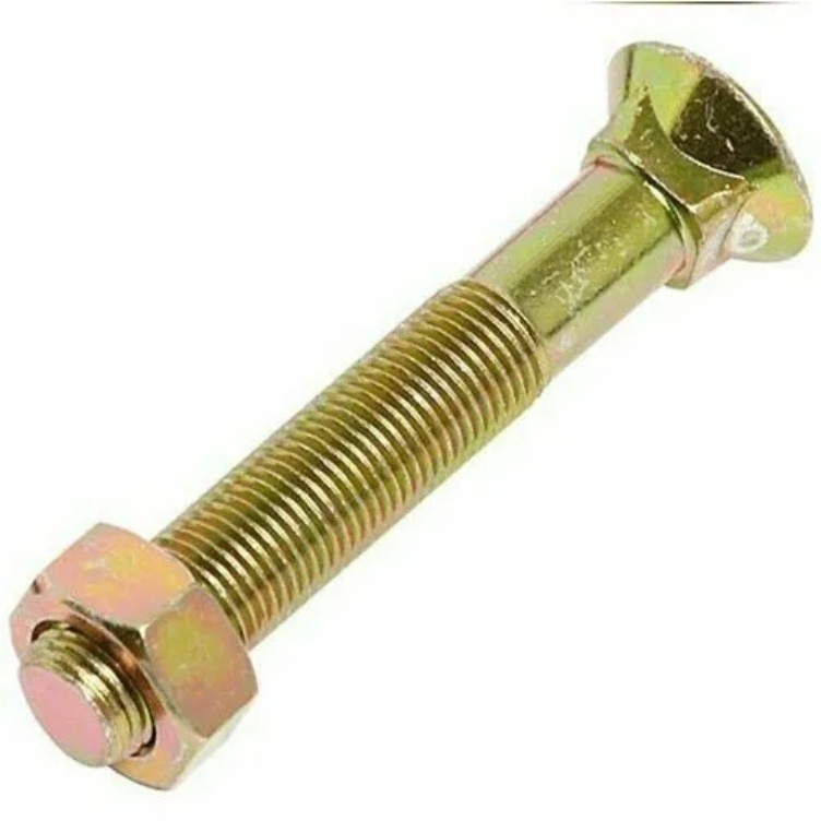Plow Bolts Nuts - Color: Silver