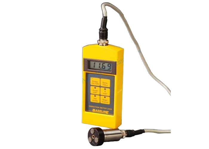 2050 Vibration Meter - Color: Yellow