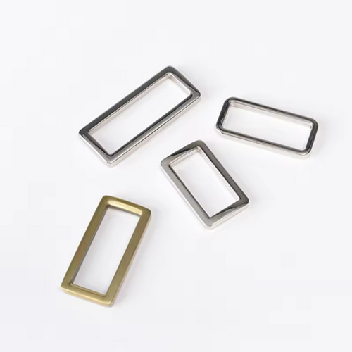Heavy Duty Loop Quality Metal Flat Rectangle Rings Fashion Health for Bag Belt Strap
