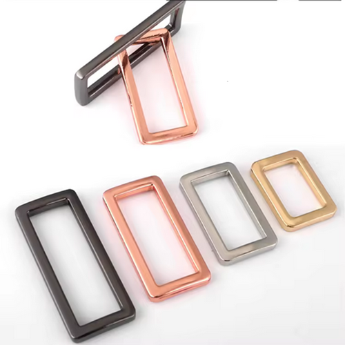 Heavy Duty Loop Quality Metal Flat Rectangle Rings Fashion Health for Bag Belt Strap