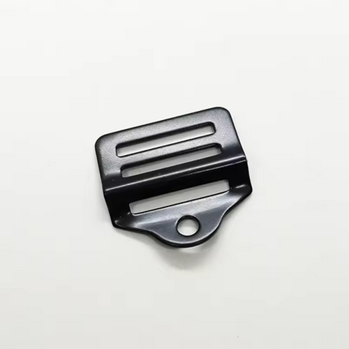 Zinc Alloy Black Trapezoidal Buckle Three-Slider Webbing Adjuster Metal Adjustable Sliding Buckle Hardware Suitable for Backpack Shoulder Straps