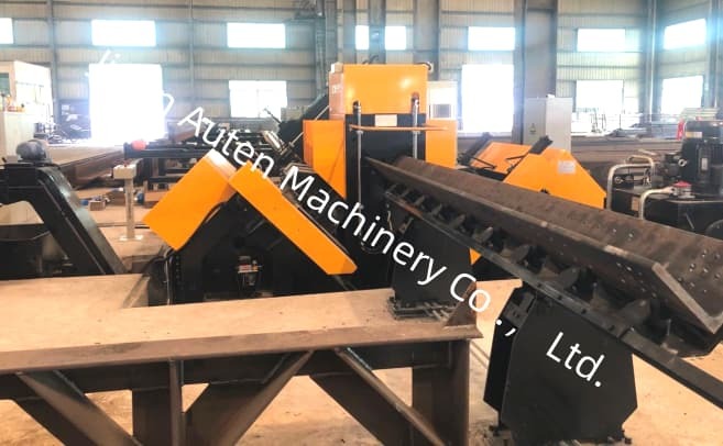 5~50ml/h Fuel Consumption CNC Angle Drilling And Marking Machine 1000KN Marking Force