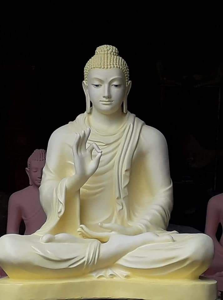 Buddha Idols - Color: White