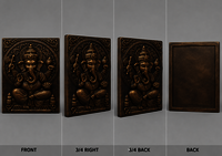 Frp Ganesh Ji Statue - Color: Brown