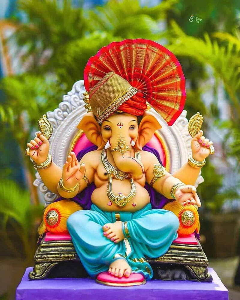 Marble Ganesh Ji Statue - Design Type: Traditional