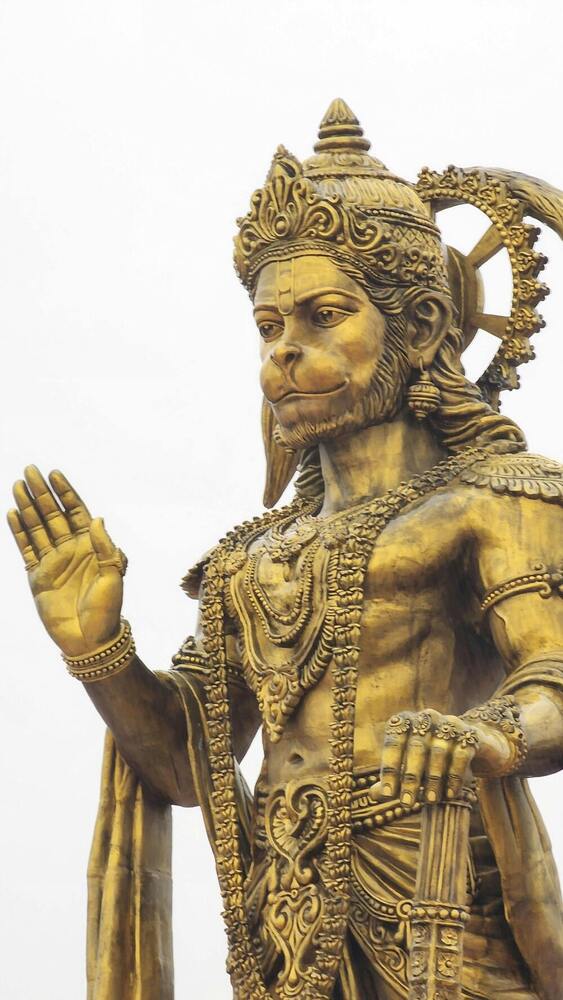 मार्बल हनुमान जी की मूर्ति