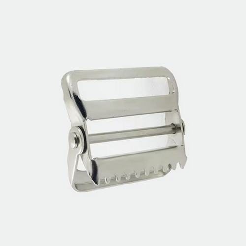 High-quality thick-plated metal double-needle four-position vest strap buckle Metal adjustable buckle suitable for luggage belts
