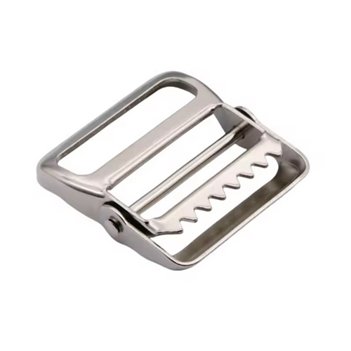 High-quality thick-plated metal double-needle four-position vest strap buckle Metal adjustable buckle suitable for luggage belts