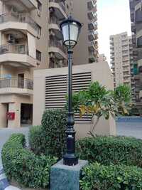 9 Feet Aluminium Casting Decorative Pole Post Top Light - Features: Rust Proof