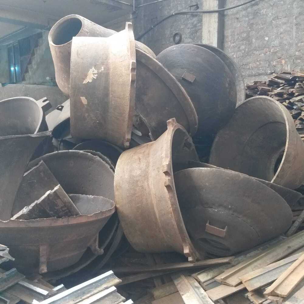 Cone Mantol Scrap - Color: Metallic Grey