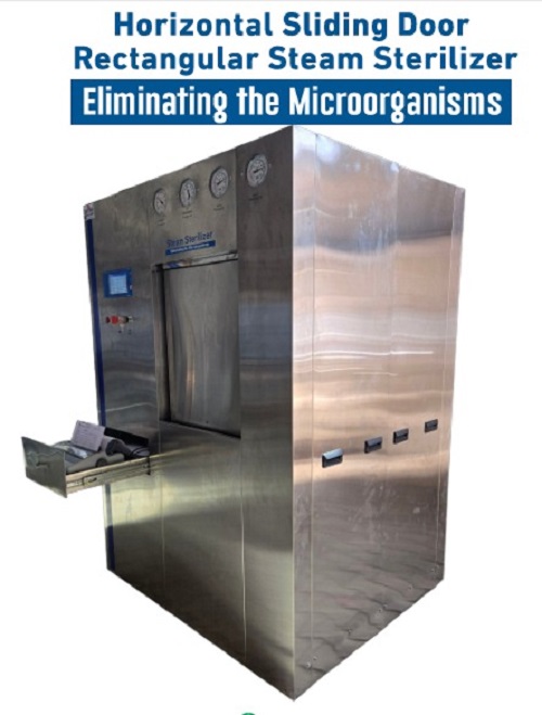 Sliding Door Steam Sterilizer - Capacity: 250 Ltr