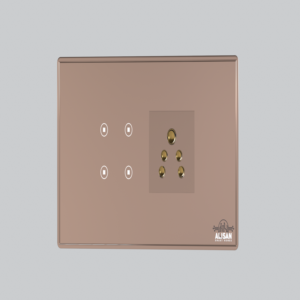 Touch 4 Switch 1 Socket