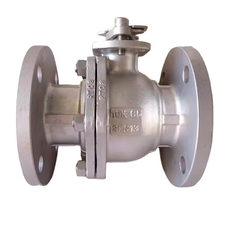 Cast Iron Ball Valve - Color: Blue