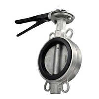 Pharma Stainless Steel Butterfly Valve - Color: Silver