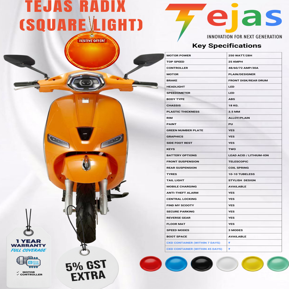 TEJAS RADIX (SQUARE LIGHT)
