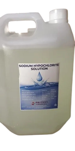 Sodium Hypochlorite Solution - Color: Transparent