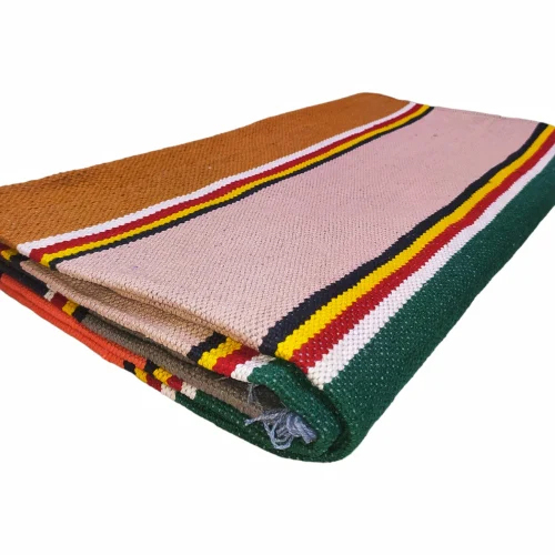 Handloom Cotton Durrie - Color: Multicolor