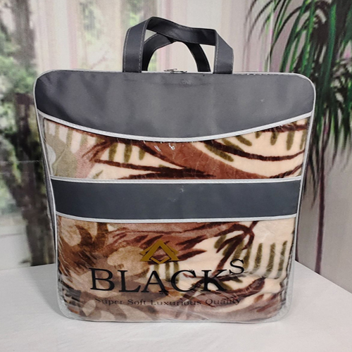 Black Super Soft Luxurious Blanket - Color: Multicolor