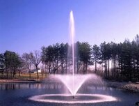 Floating Fountains Aerator - Color: White
