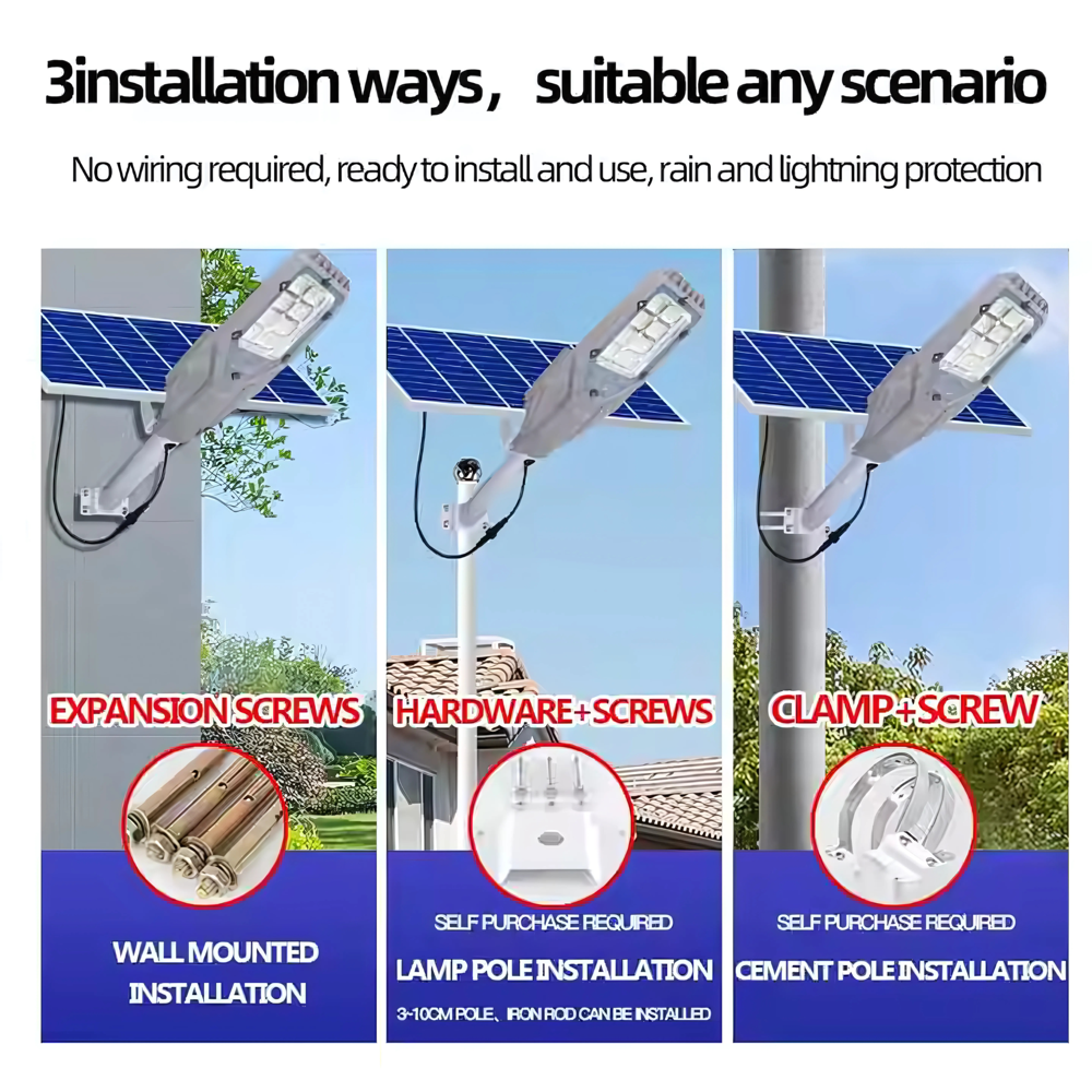 Solar HAWK 500W Semi-Integrated Street Light