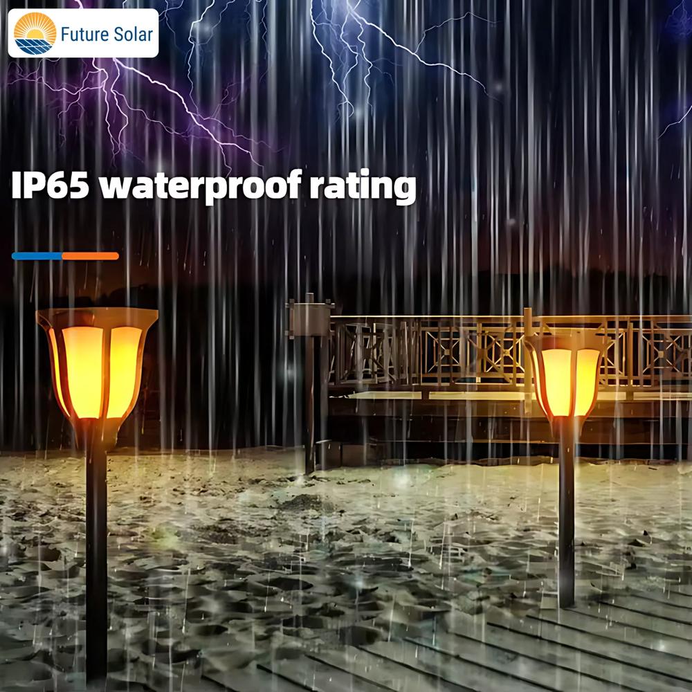 LED Solar Torch Garden Light For Outdoor