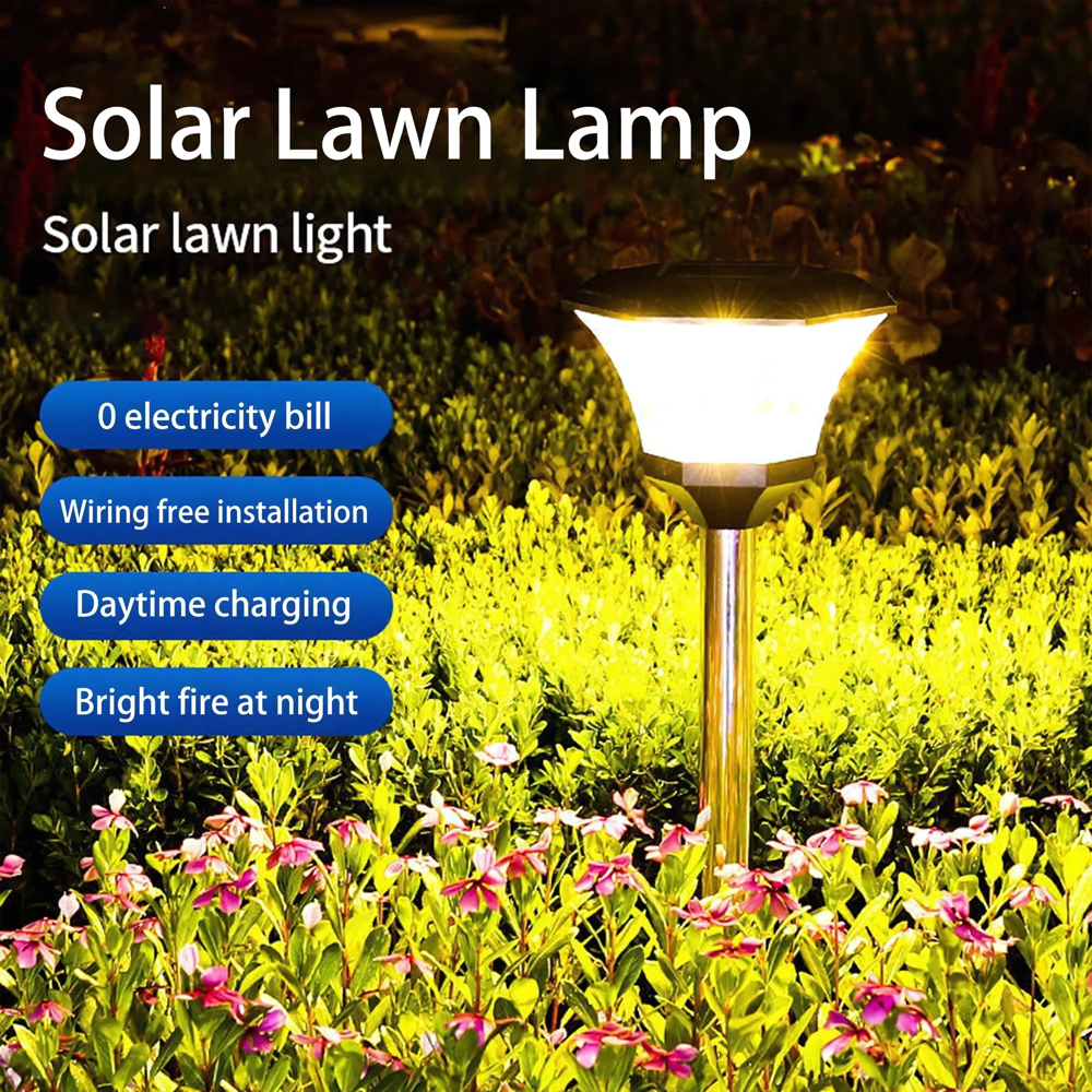Solar Bollard Garden Light