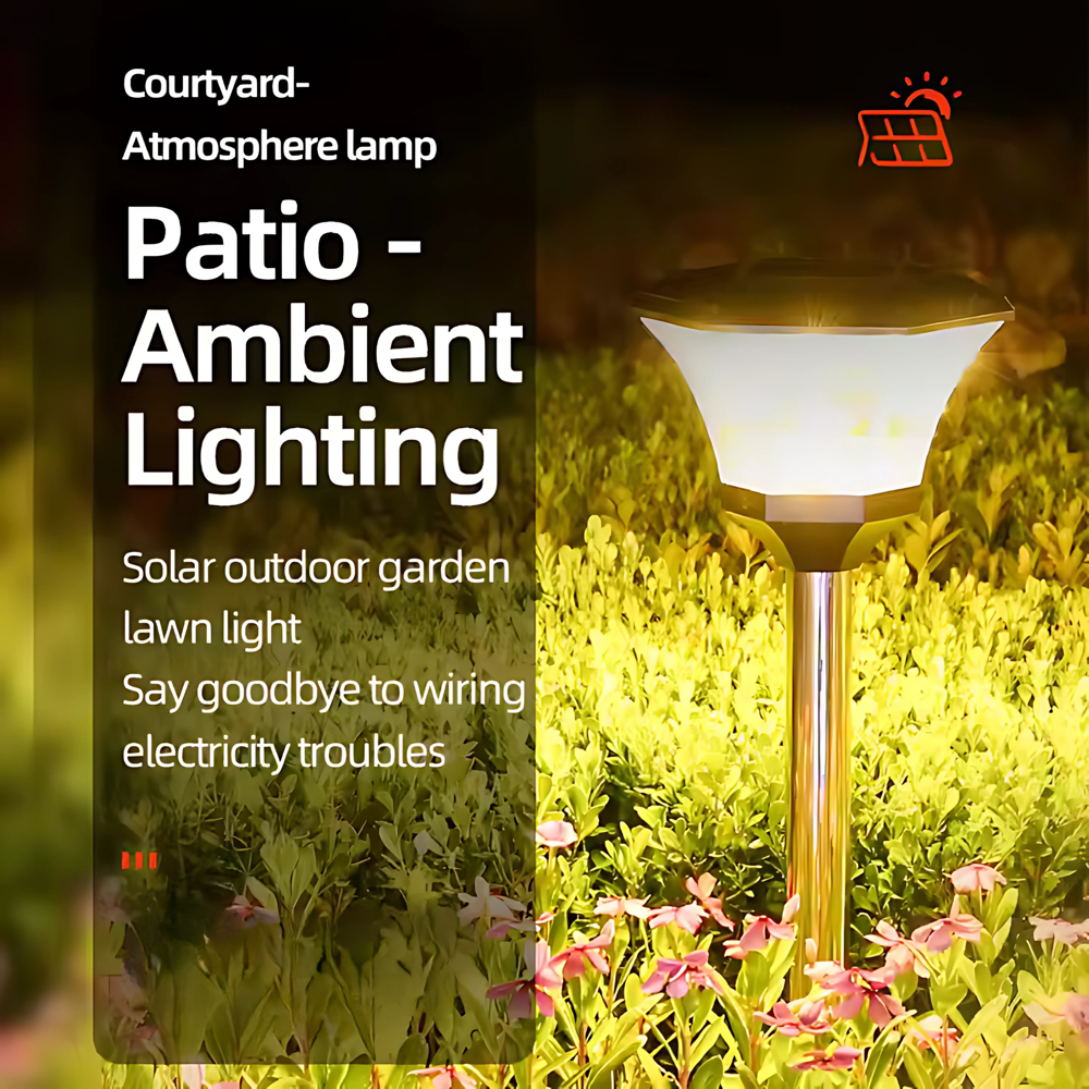 Solar Bollard Garden Light