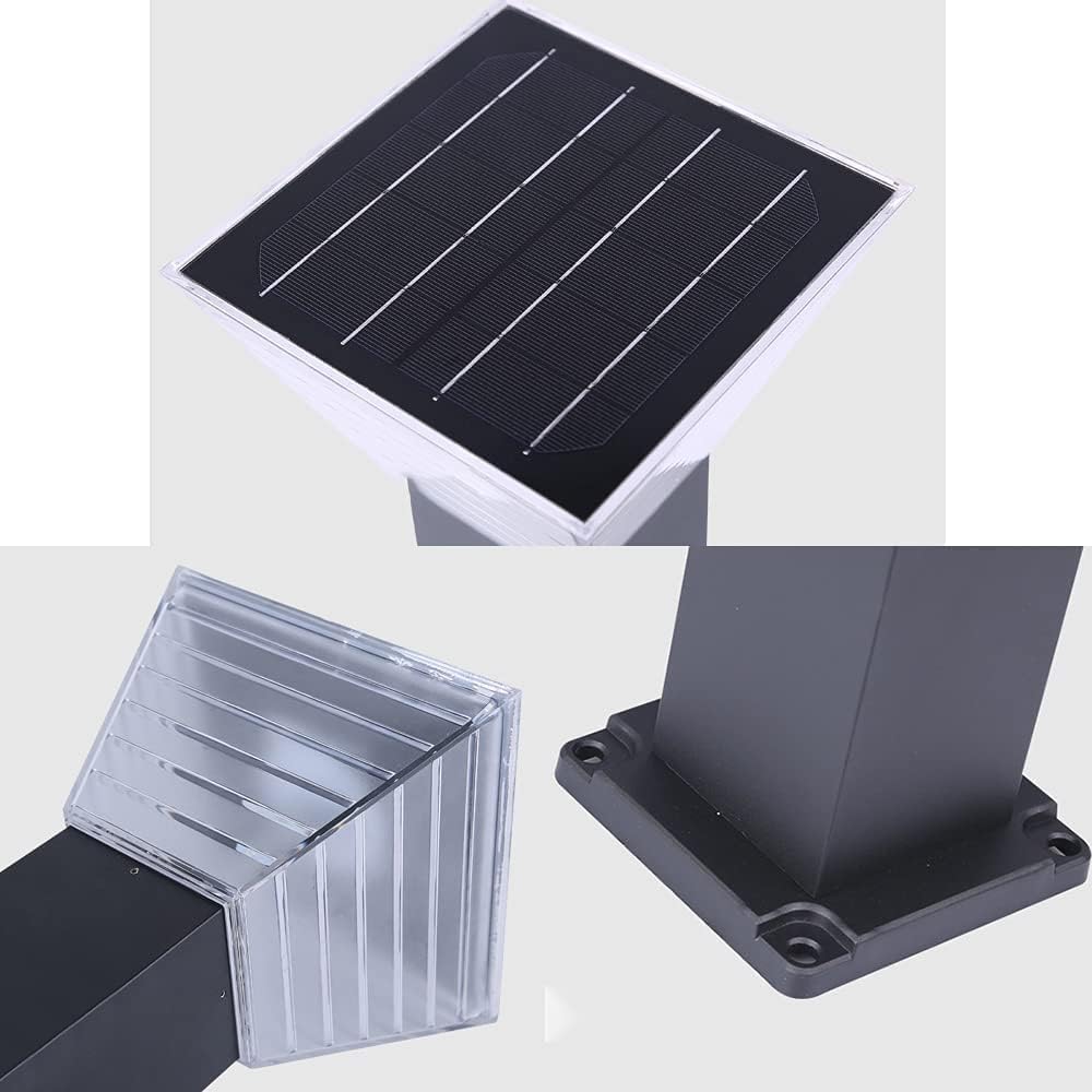 Modern Solar Garden Bollard Light